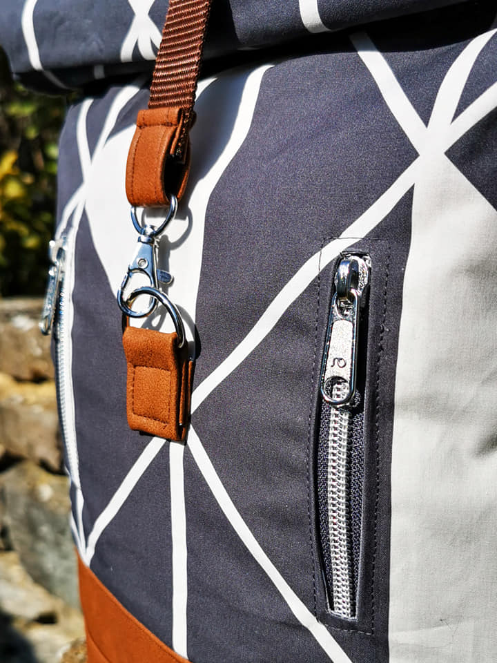 Schnittrebell Mini-Baxxter Ebook Rolltop-Rucksack 25x35x8 cm PDF