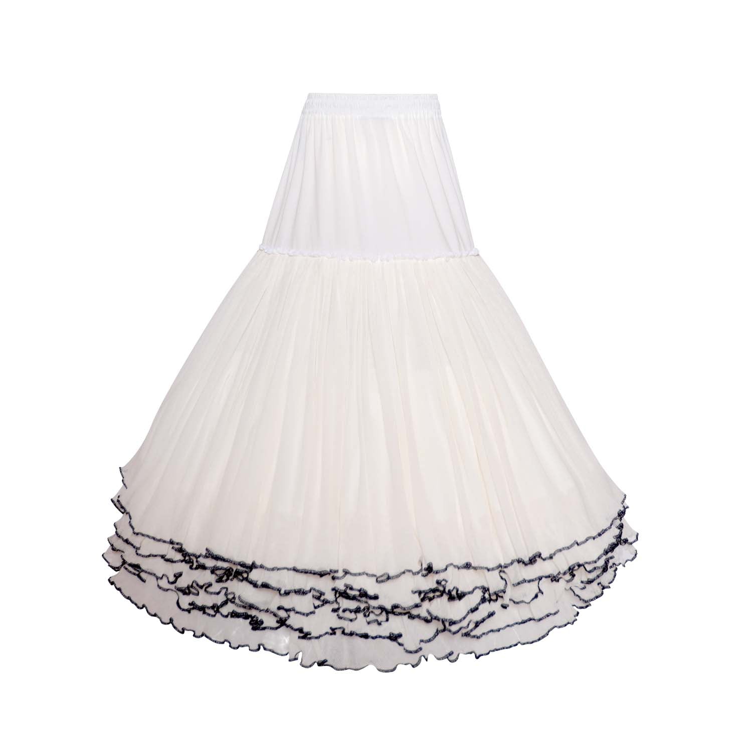 Infantium Victoria Cotton Tulle Underskirt Tüllrock Weiß Baumwolle