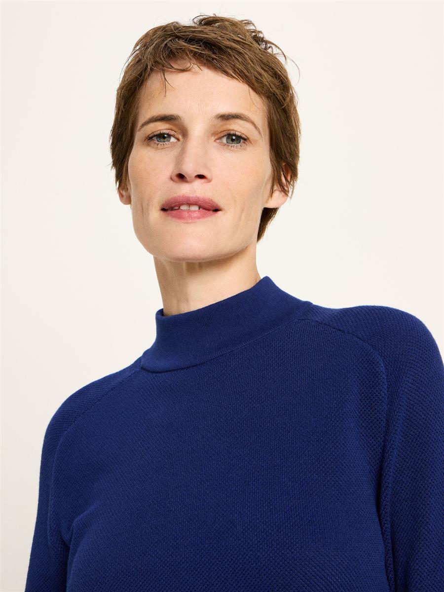 LANIUS Rollkragenpullover pink 40 Bio-Baumwolle Pullover