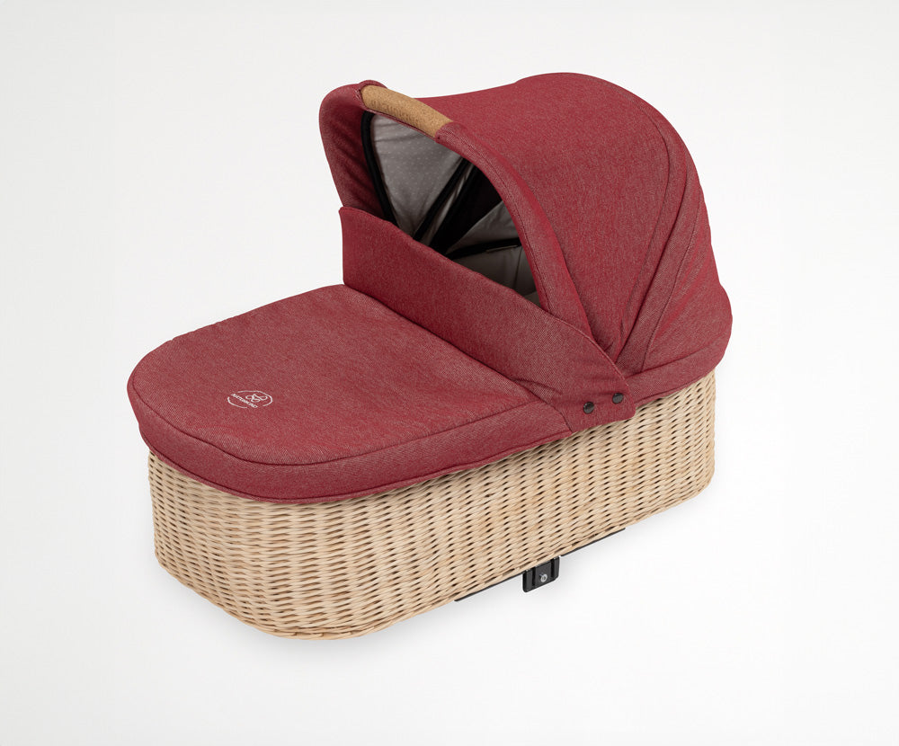 Naturkind Babykorb geflochten Cord Cognac für Ida