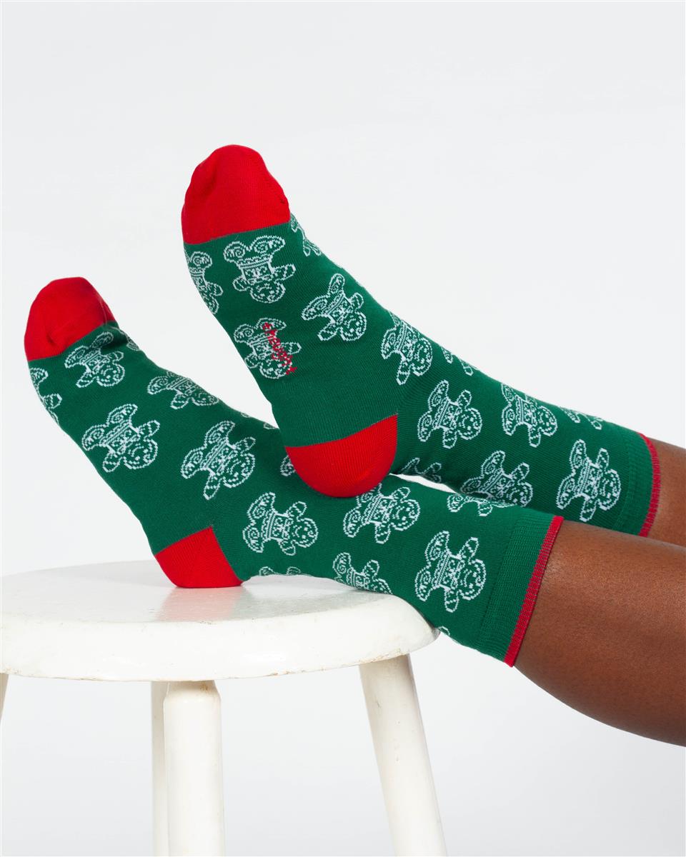marlowe nature Gingerbread Socks Socken grün rot 37-41