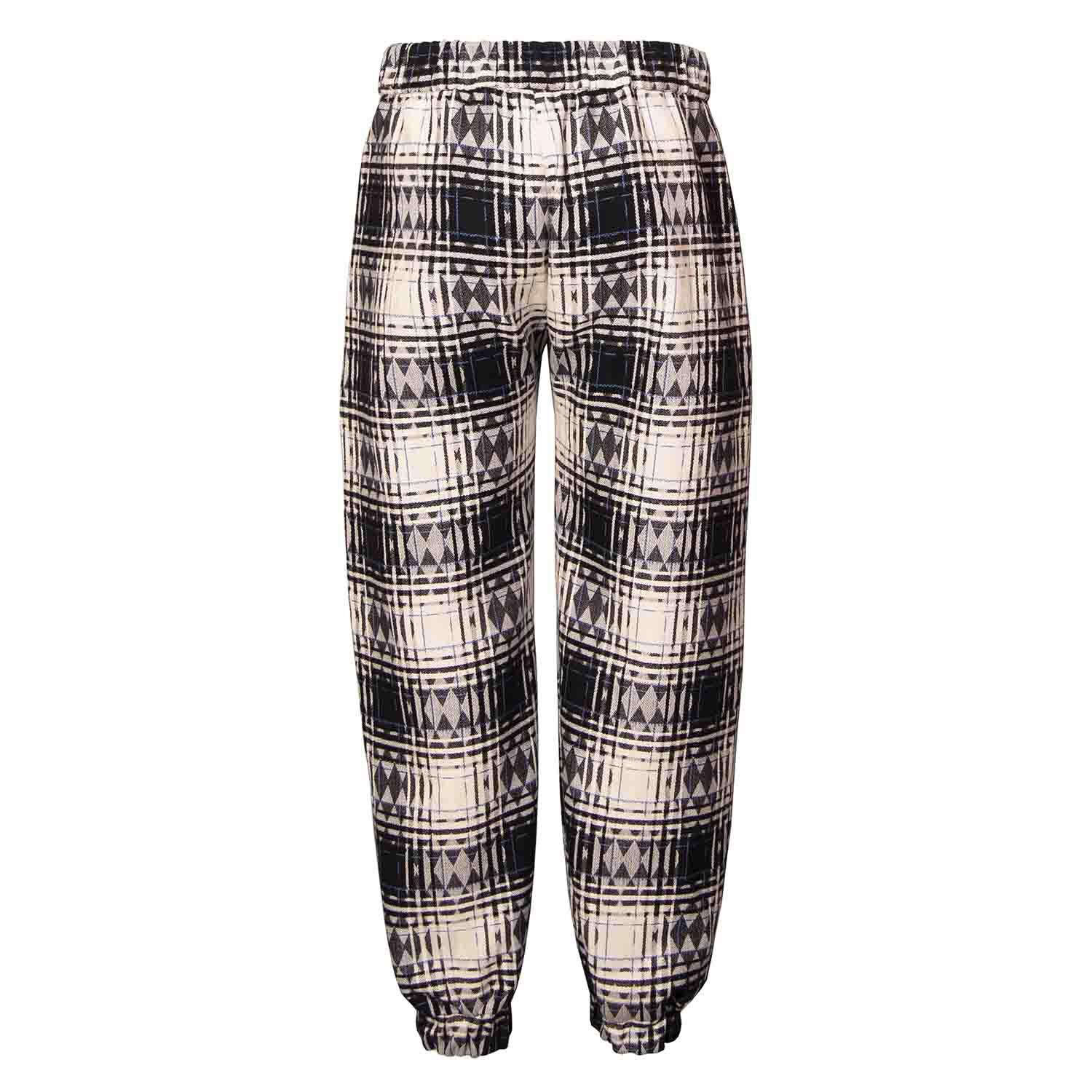 Infantium Victoria Kinder Hose Schwarz-Weiß Karo Tartan Gr 104