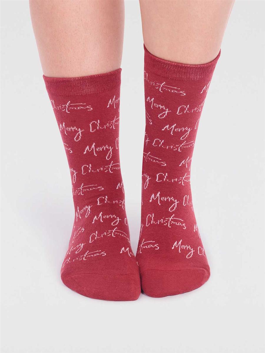 Thought Carole Christmas Sock Box multi 4 Paar Gr. 37-41 Bio