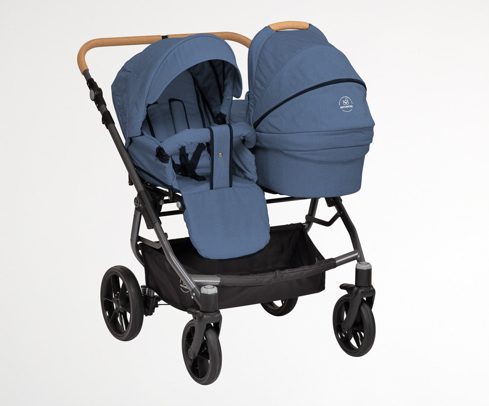 Naturkind Lars Geschwisterwagen Zwilling Kinderwagen