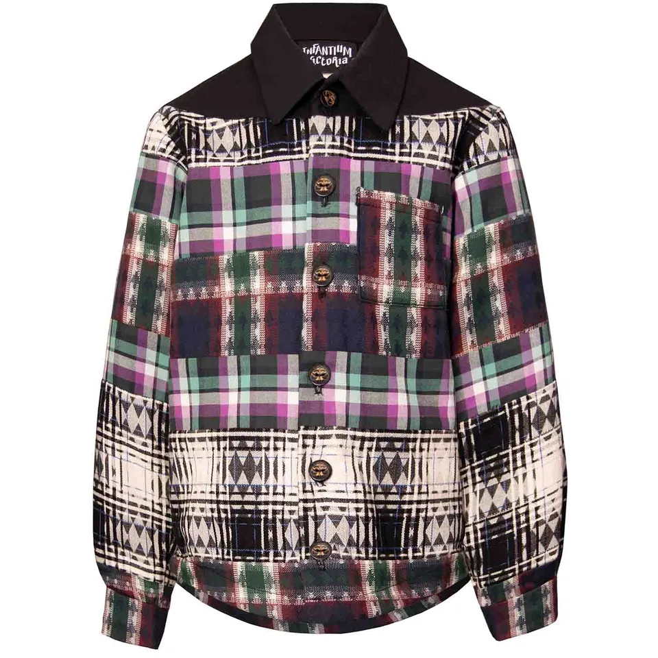 Infantium Victoria Mixed Tartan Karohemd Kinder Baumwolle