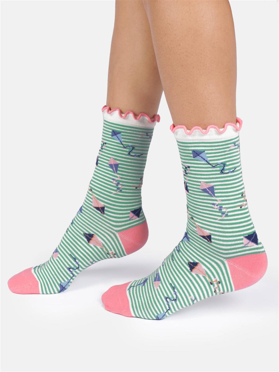 marlowe nature Flying Kites Bamboo Socken mint green