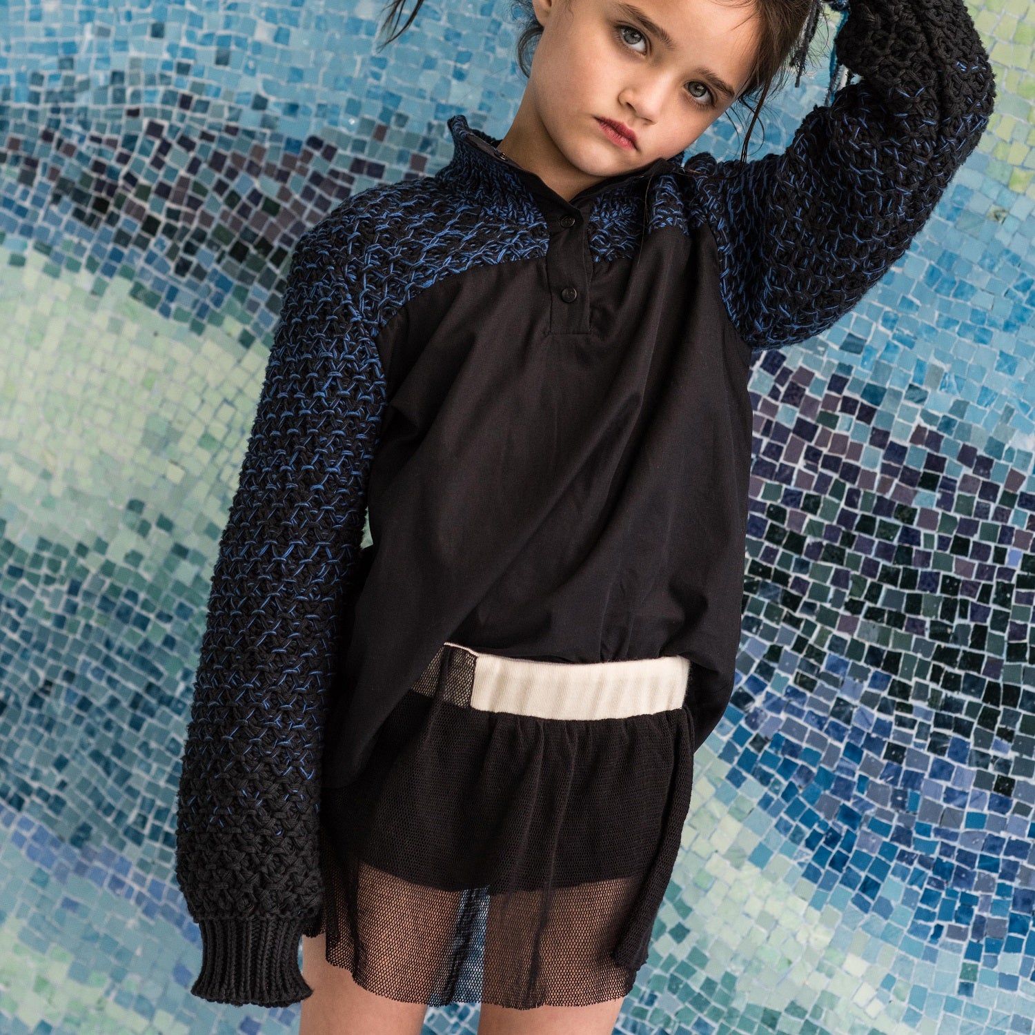 Infantium Victoria Black Velvet Bloomers Pumphose schwarz Baumwolle