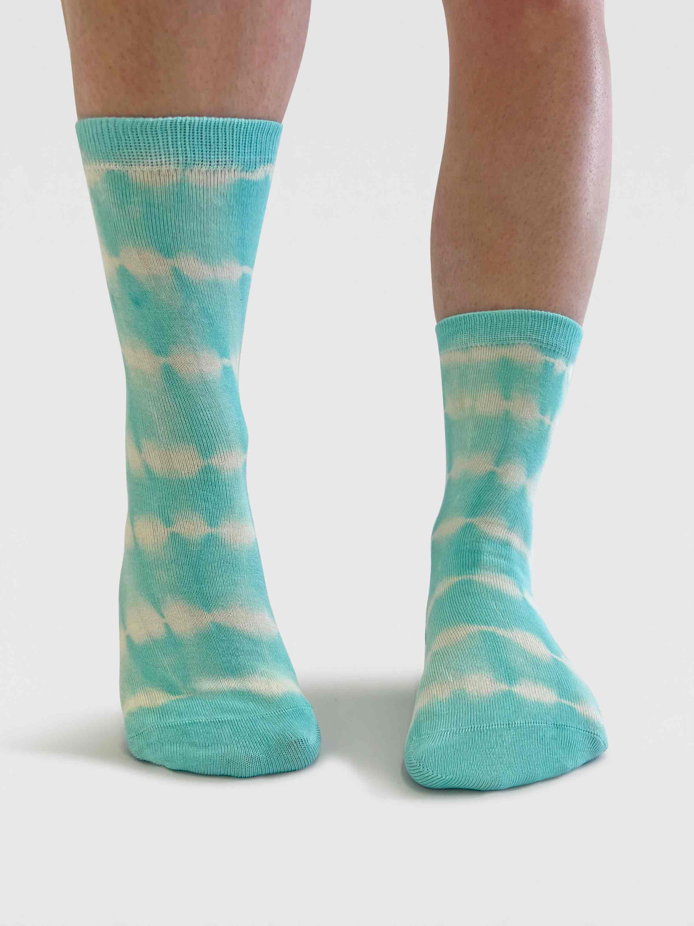 Marlowe Nature Ana Tie Dye Bambus Socken sea blue 37-41