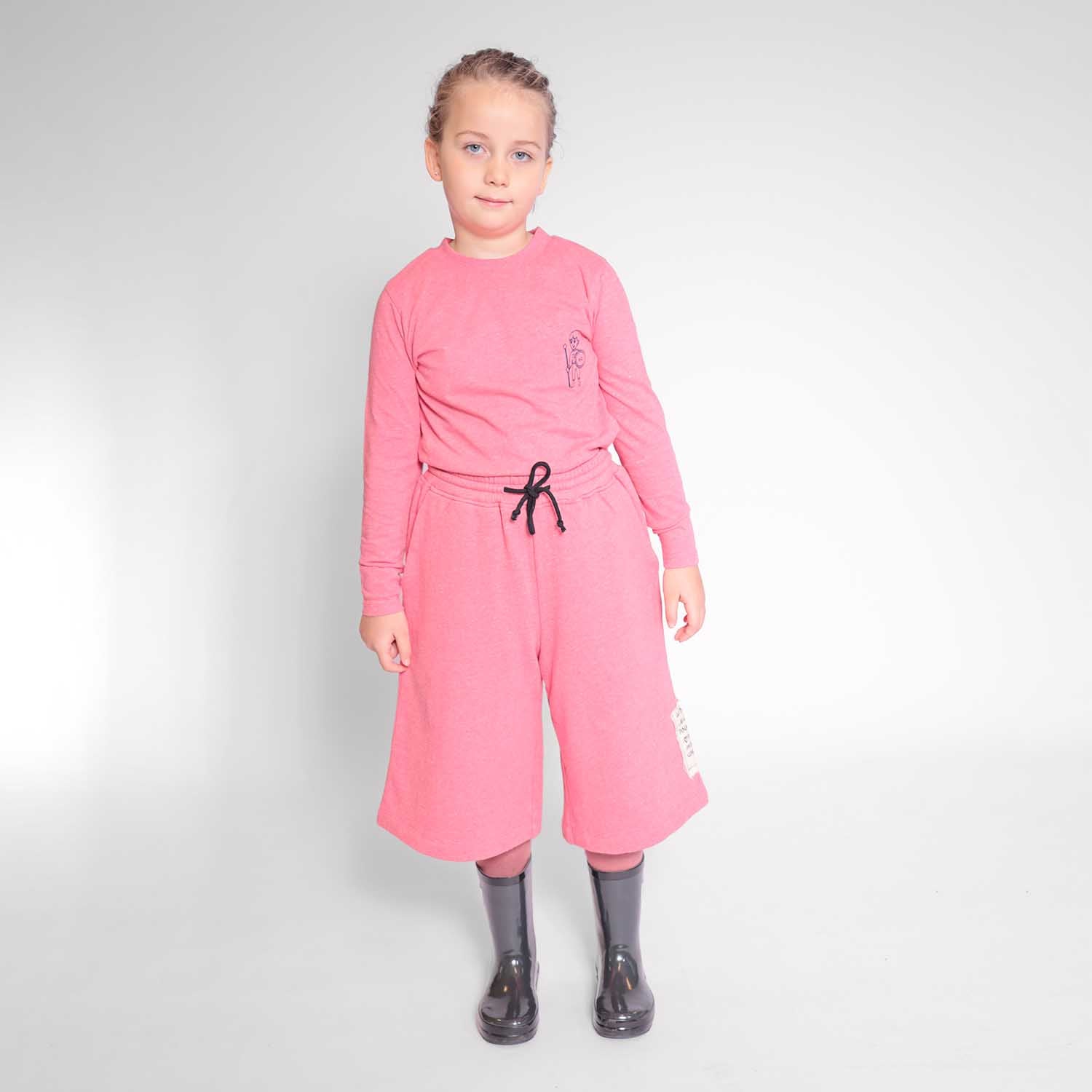 Infantium Victoria Pink Long Sleeve T-Shirt Gr.128 Bio-Rosa