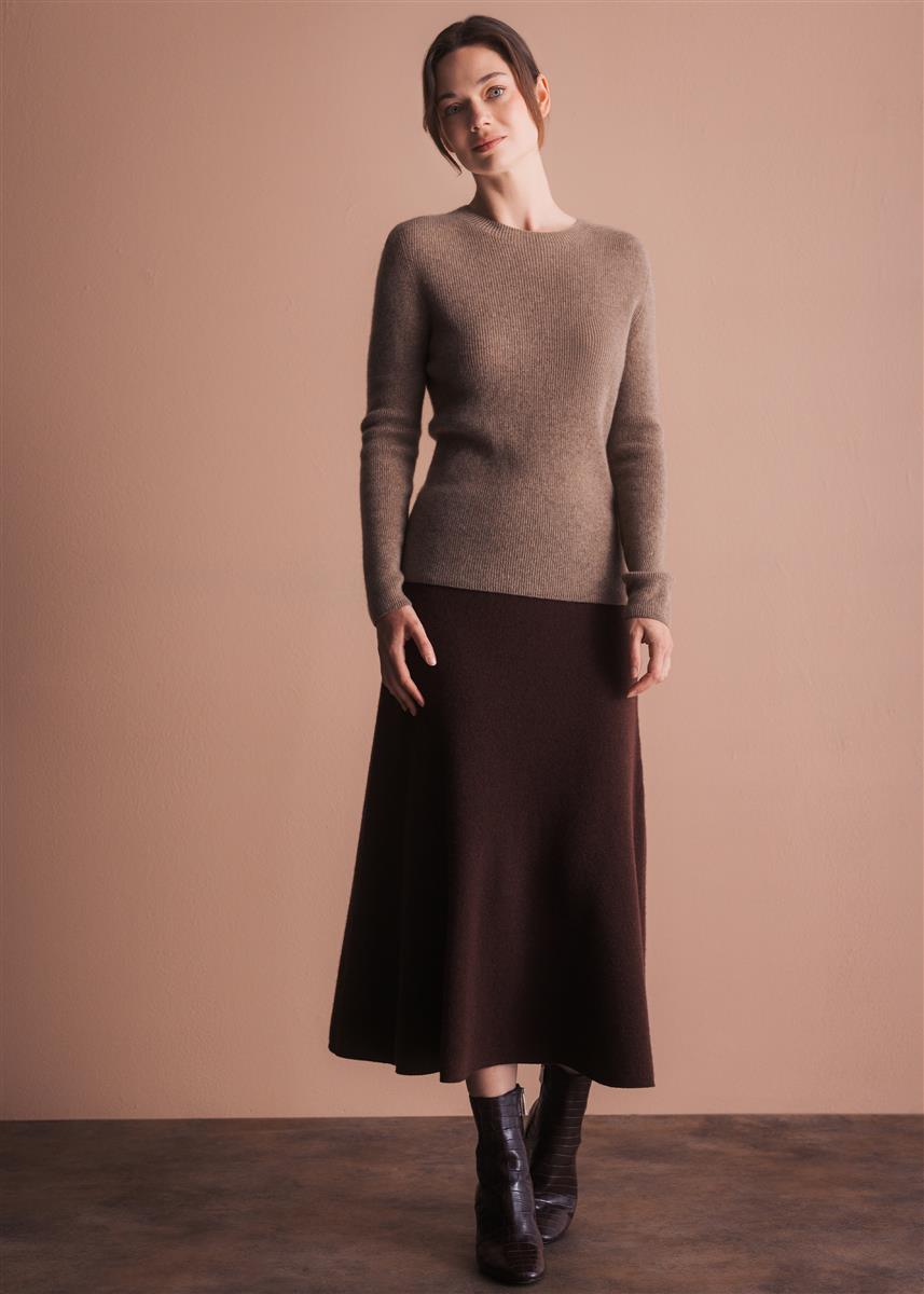 marlowe nature Kala Pullover Kaschmir schwarz 100% Kaschmir