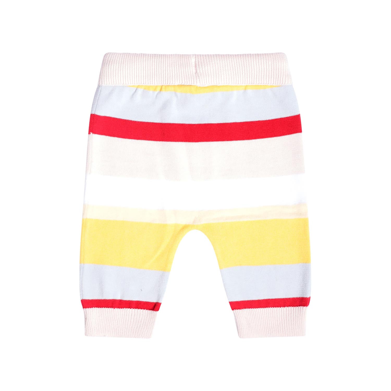Infantium Victoria Knitted Baby Pants Hose Pastellstreifen Bio