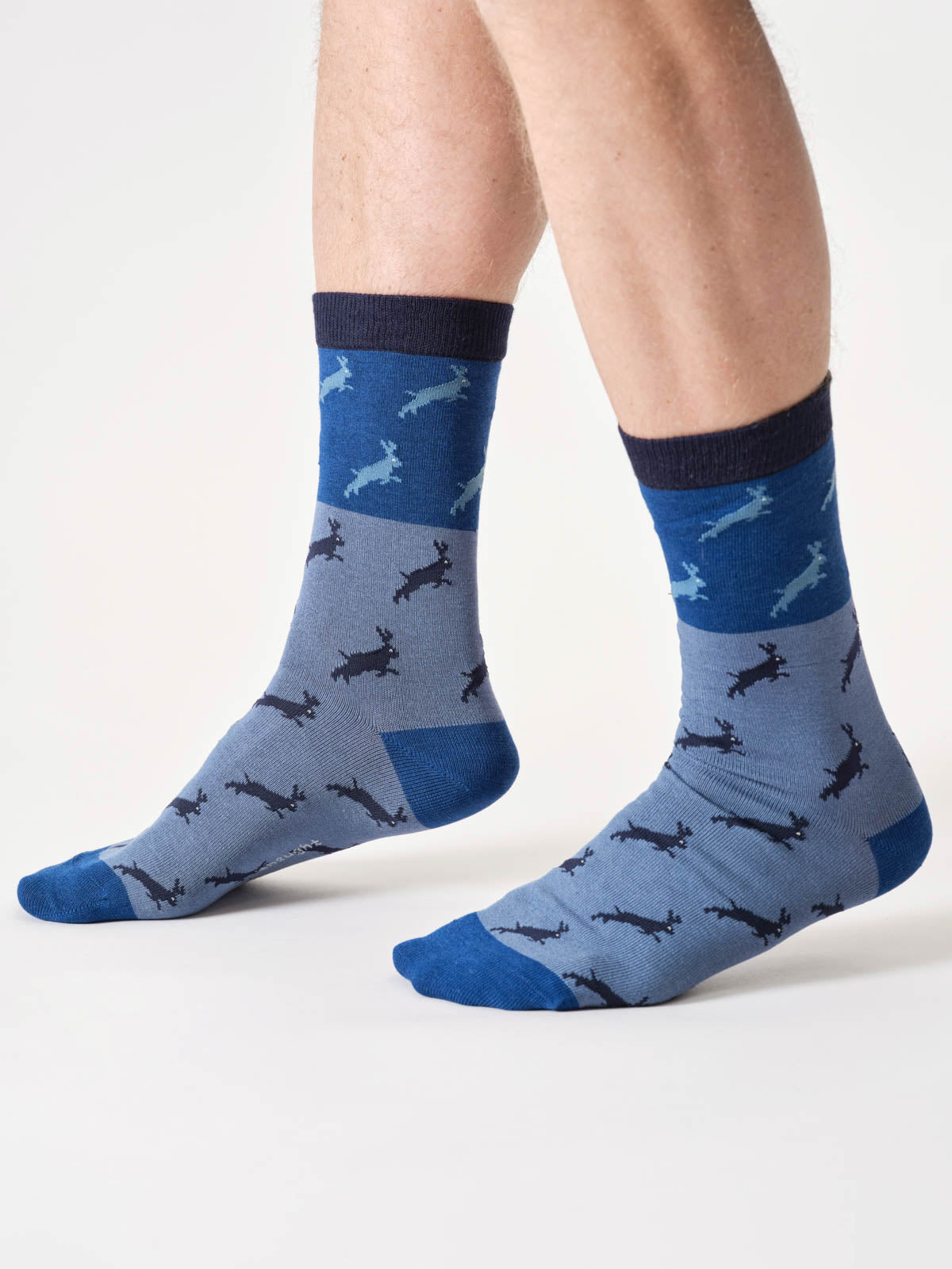 marlowe nature Socken & Strumpfhosen Hare Bamboo Crew Socks blau 41-47