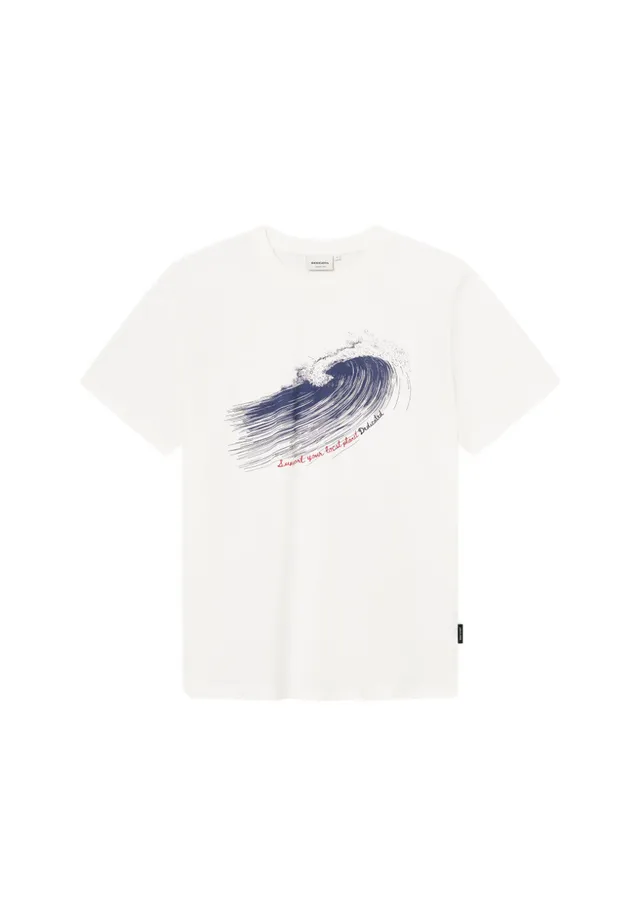 Marlowe Nature Stockholm Support Wave T-Shirt whisper white