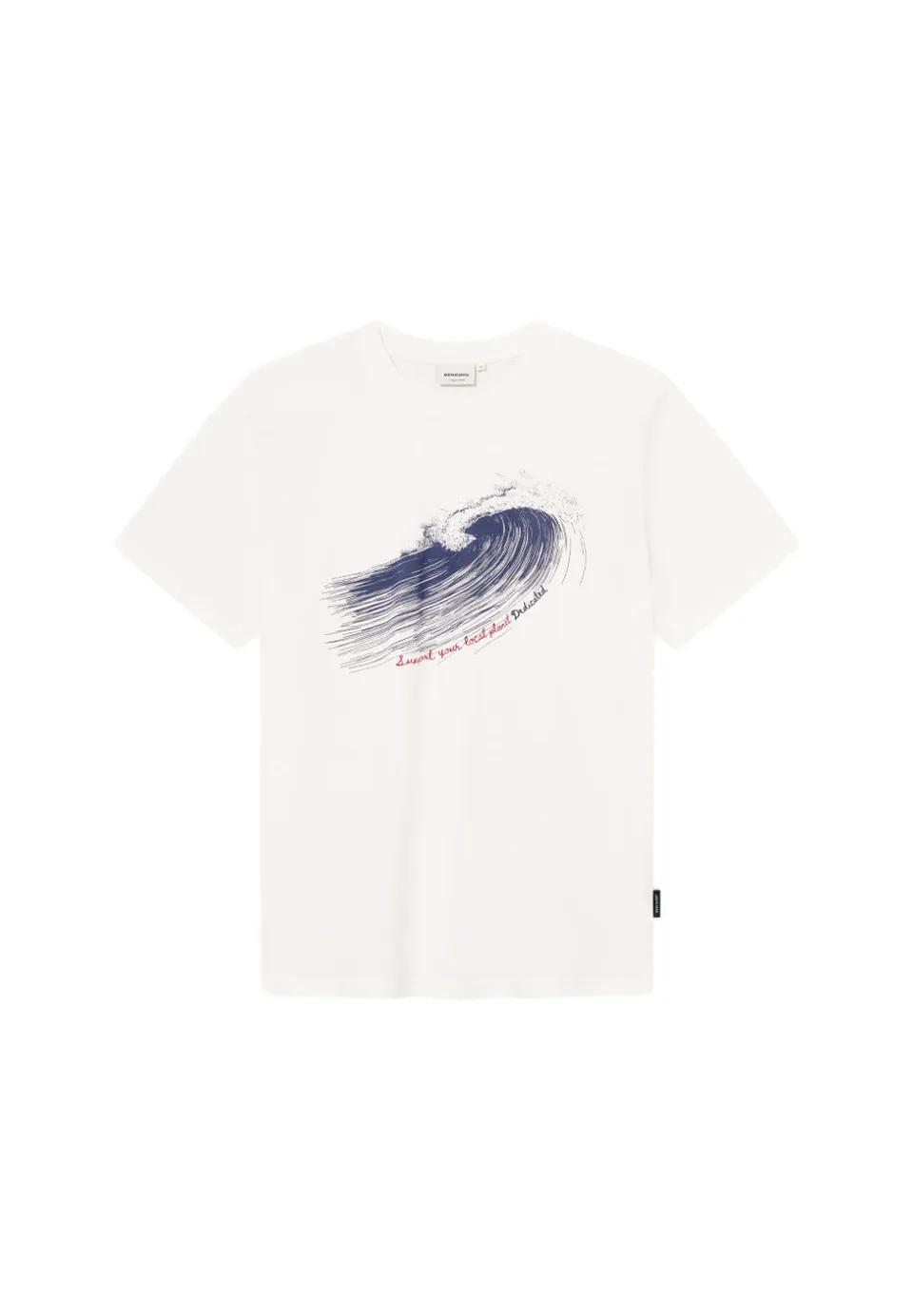 Marlowe Nature Stockholm Support Wave T-Shirt whisper white