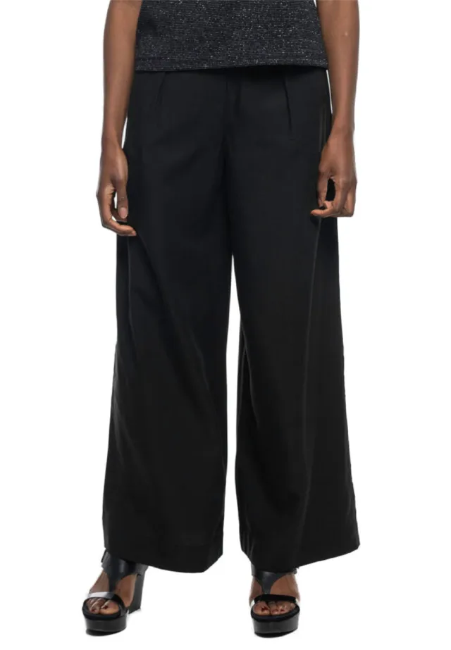 Marlowe Nature Marlene Hose raven Lyocell-Leinen
