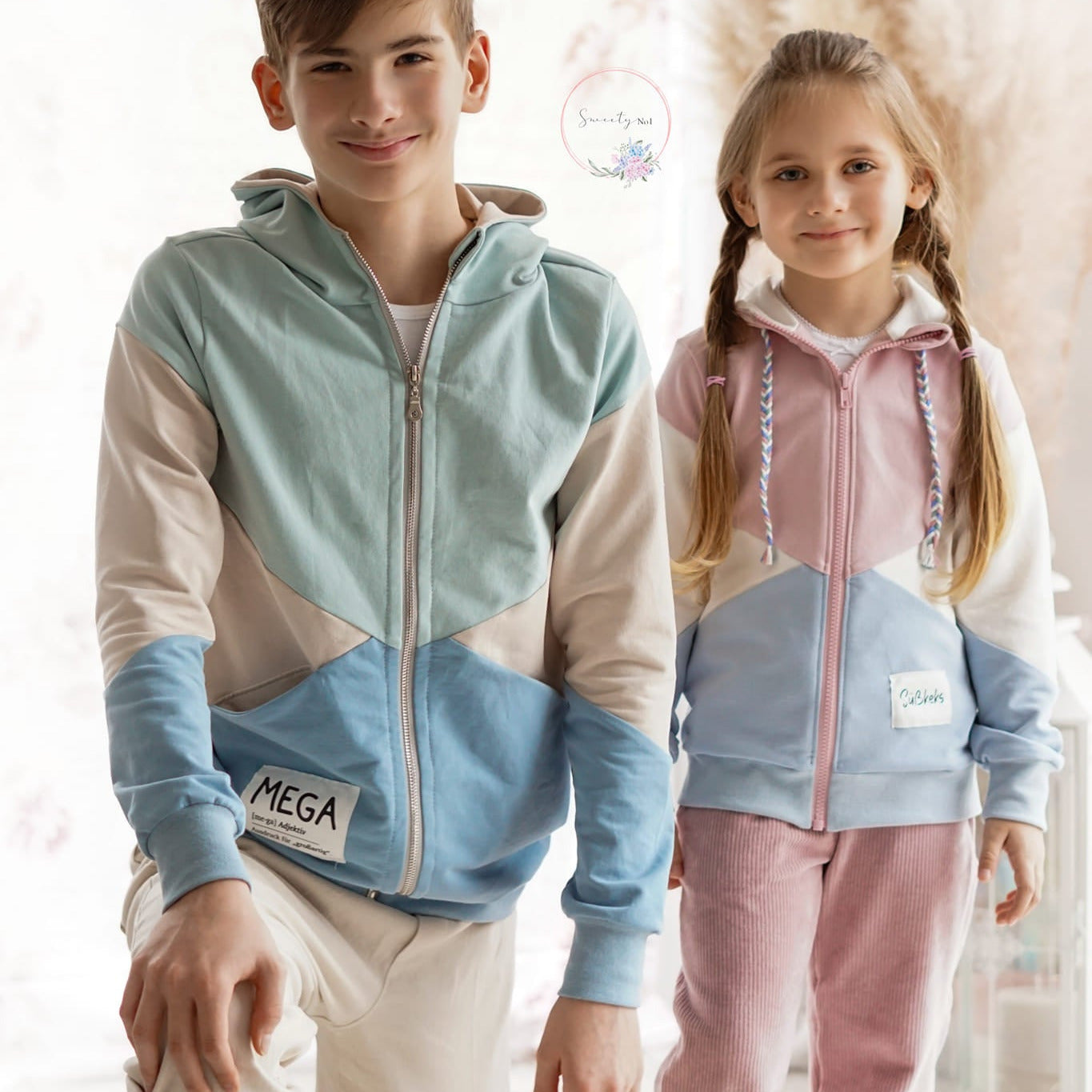 Moeve Design Mini Nurika Sweatjacke Gr. 86-164 Kinder