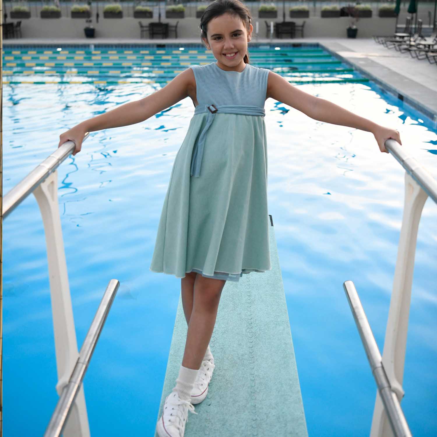 Infantium Victoria Baby Doll Kleid Grün 104 Baumwolle