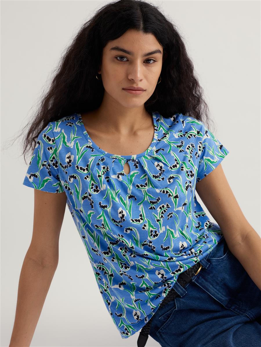 marlowe nature Appletree T-Shirt painty bluebell sail Bio-Baumwolle