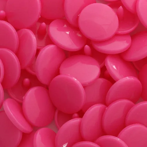 Kam Snaps Plastic Snaps B47 Druckknöpfe Neonpink 1000 Stück