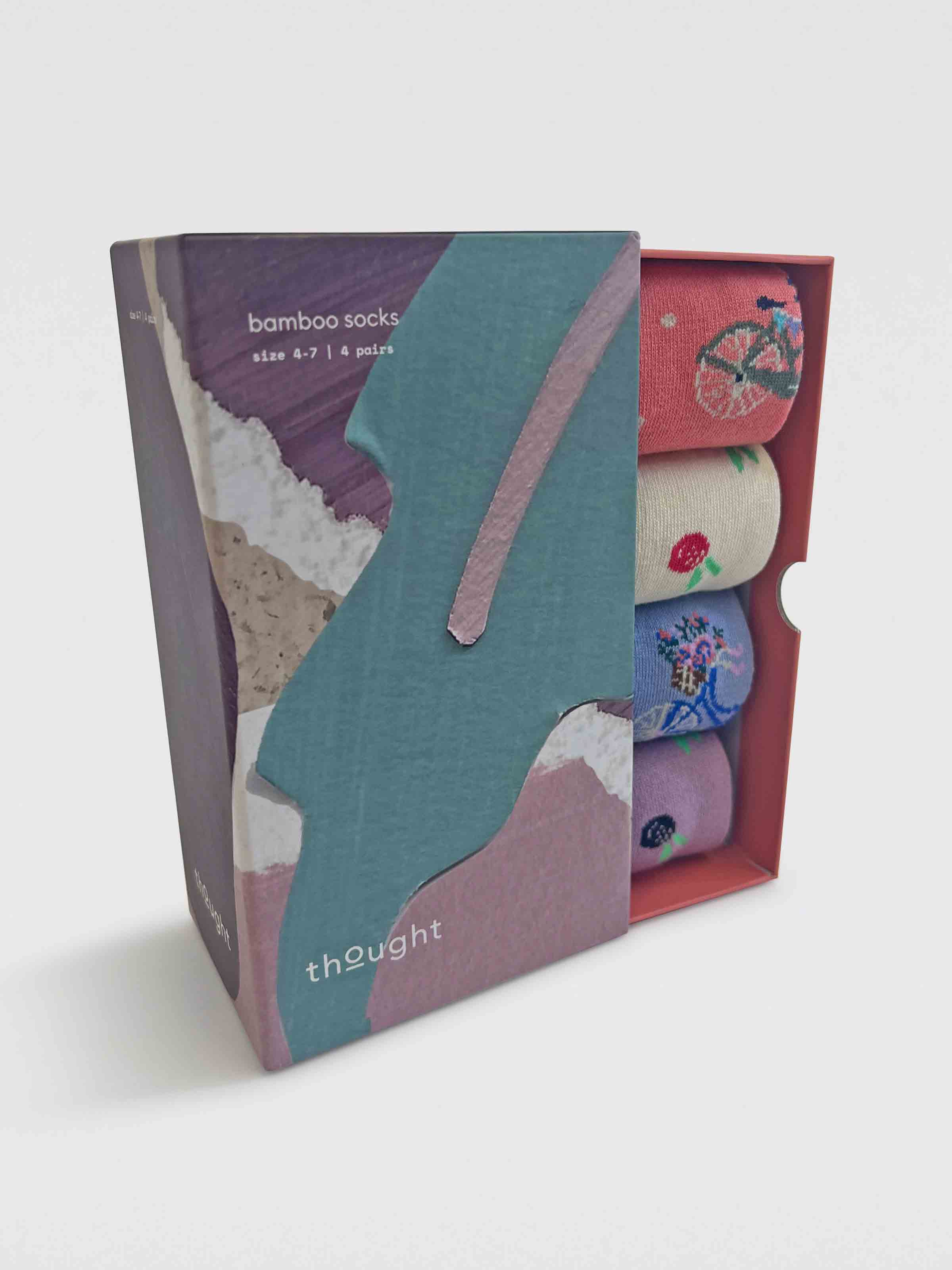 marlowe nature Rosette Floral Sockenbox 4 Paar multi