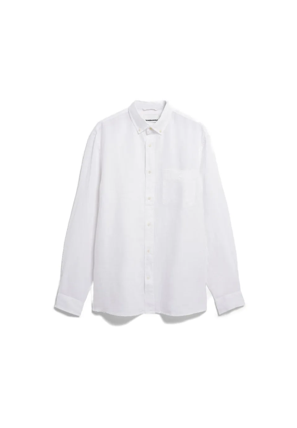 Armedangels Linen Longsleeve Hemd Herren white L Leinen