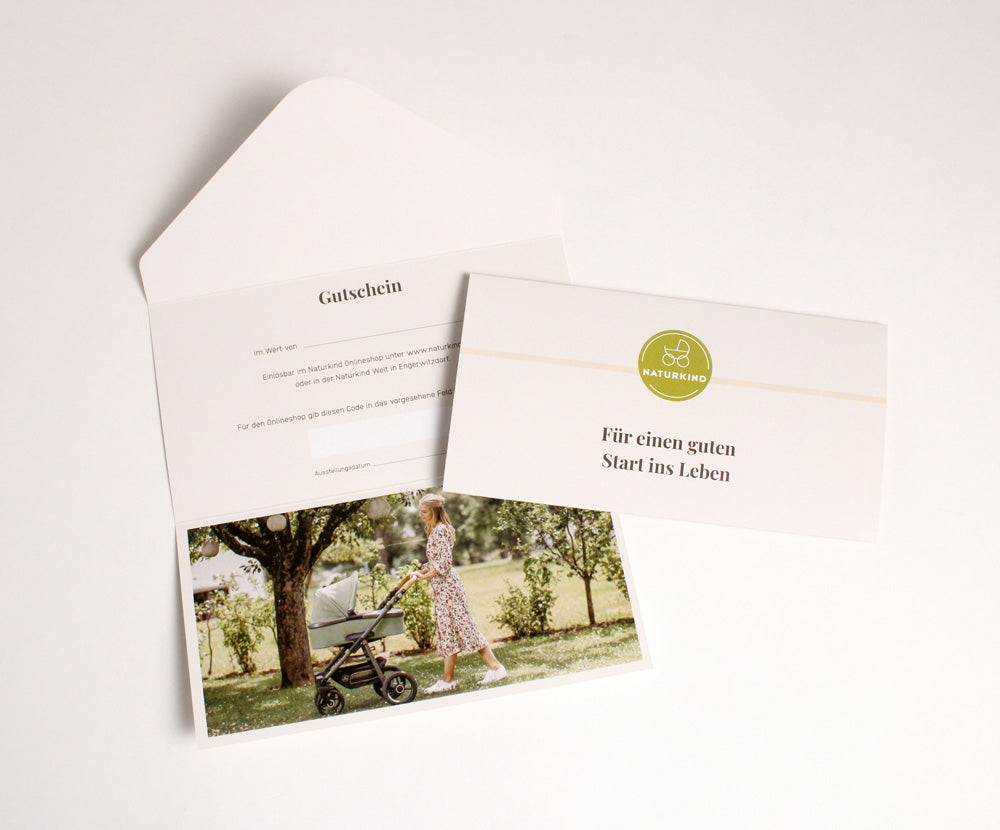 Naturkind Geschenkgutschein 10 Euro Code Post
