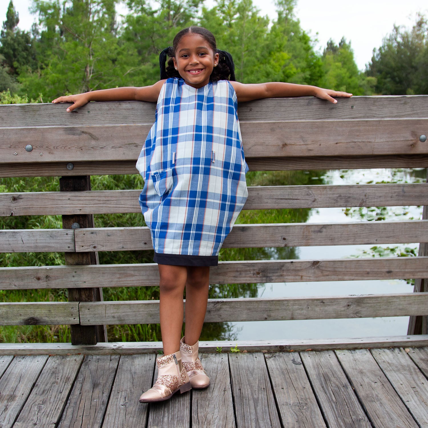 Infantium Victoria Dresses Tartan Diamond Kleid 104 Karo