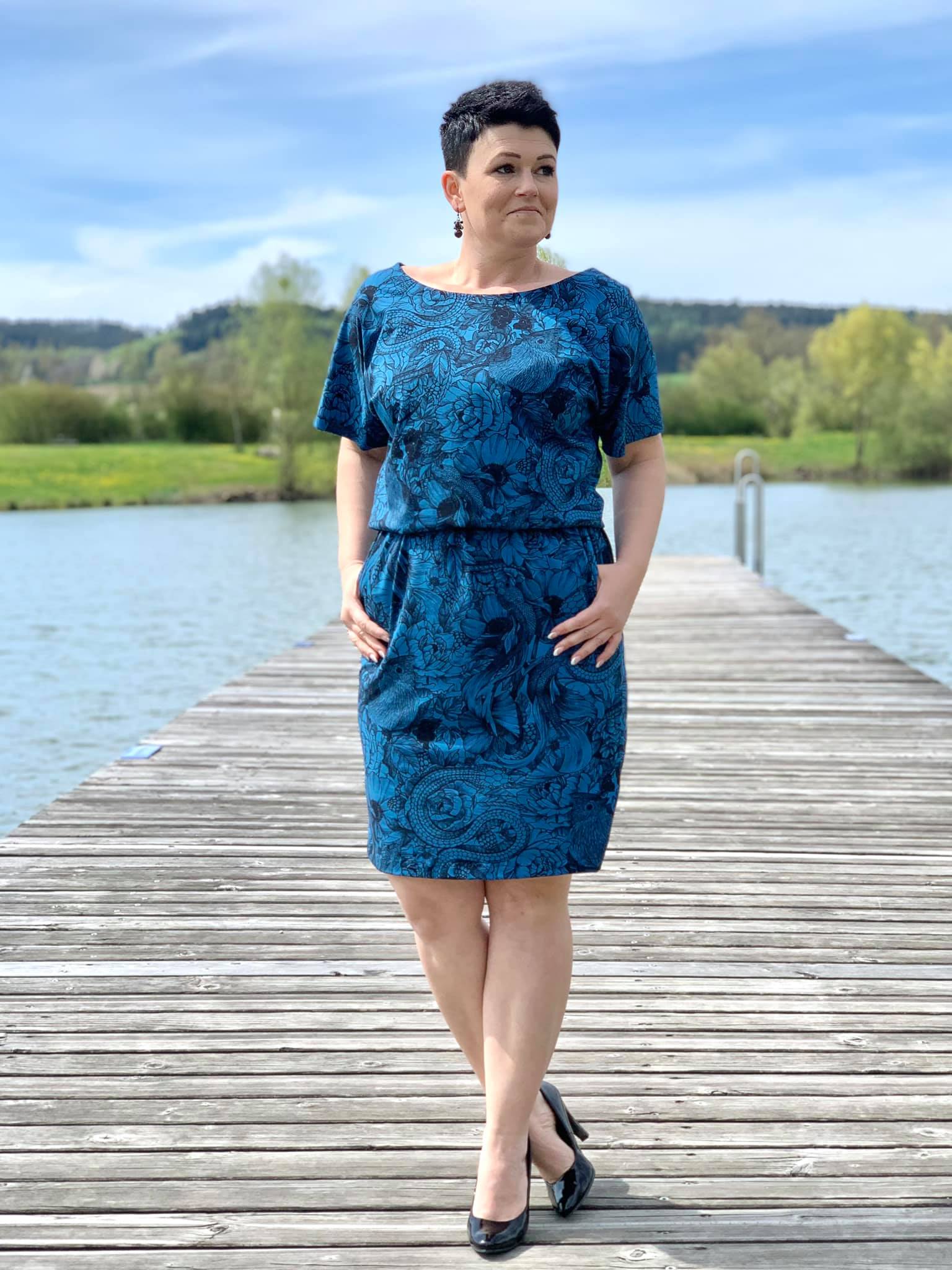 Schnittrebell Marie Papierschnittmuster Kleid Gr. 34-54