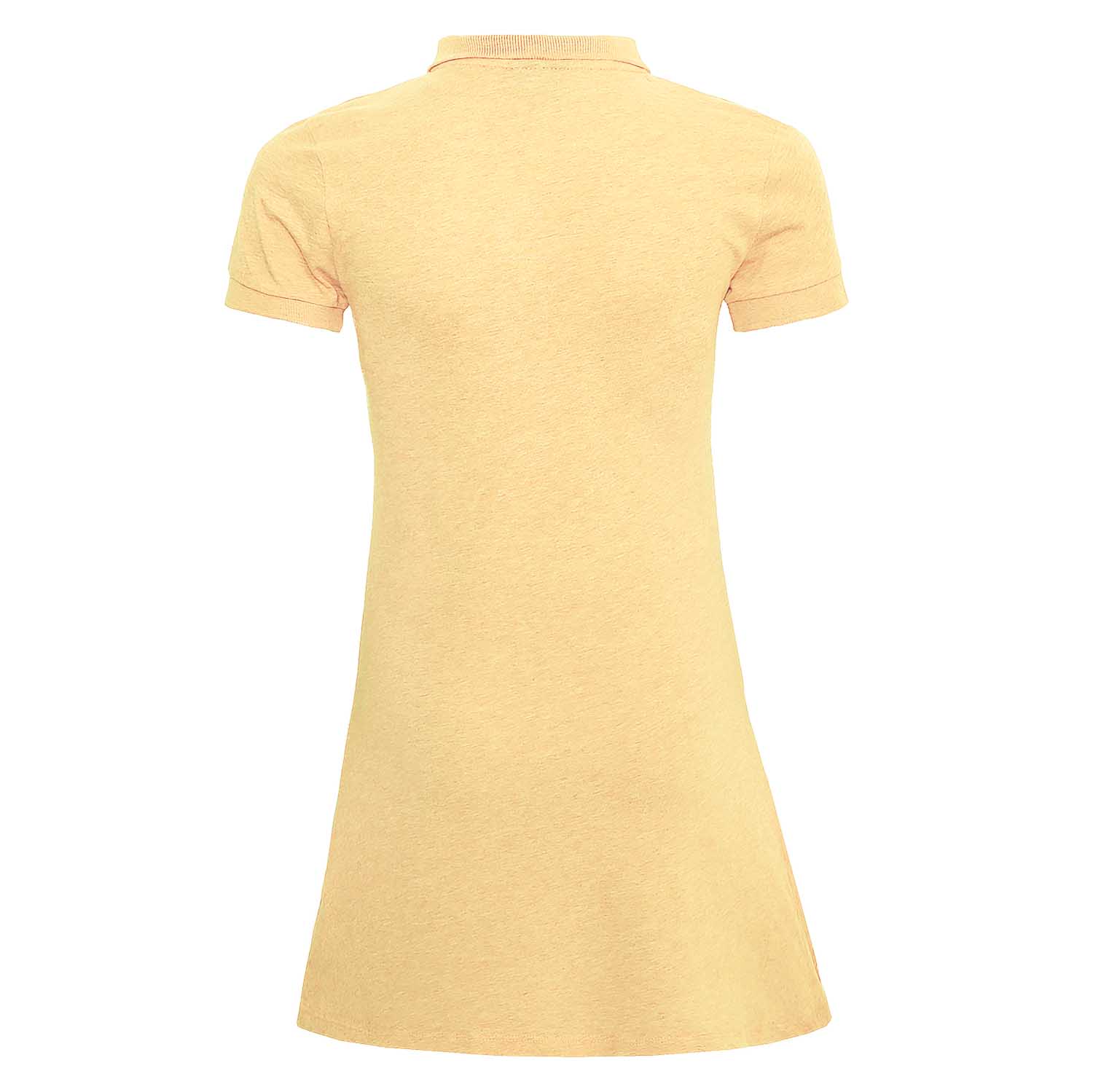 Infantium Victoria Polo Kleid Mädchenkleid Gelb Gr. 116 Bio