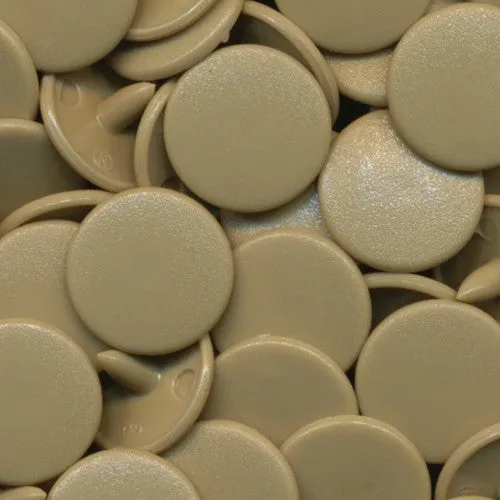 Kam Snaps Plastic Snaps B42 Druckknöpfe matt braun 50 Sets