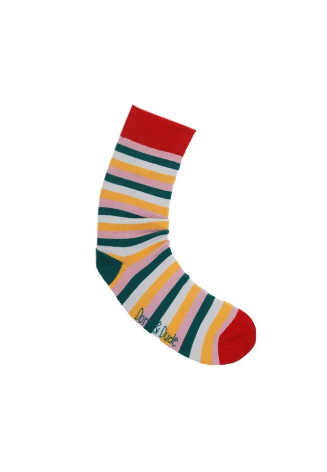 Marlowe Nature Stripes Groß Socken navy Bambus-Bio-Mix