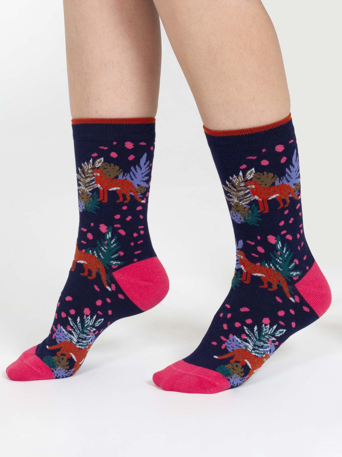 marlowe nature Socken Tropical Animal Crew Socken leopard blue 37-41