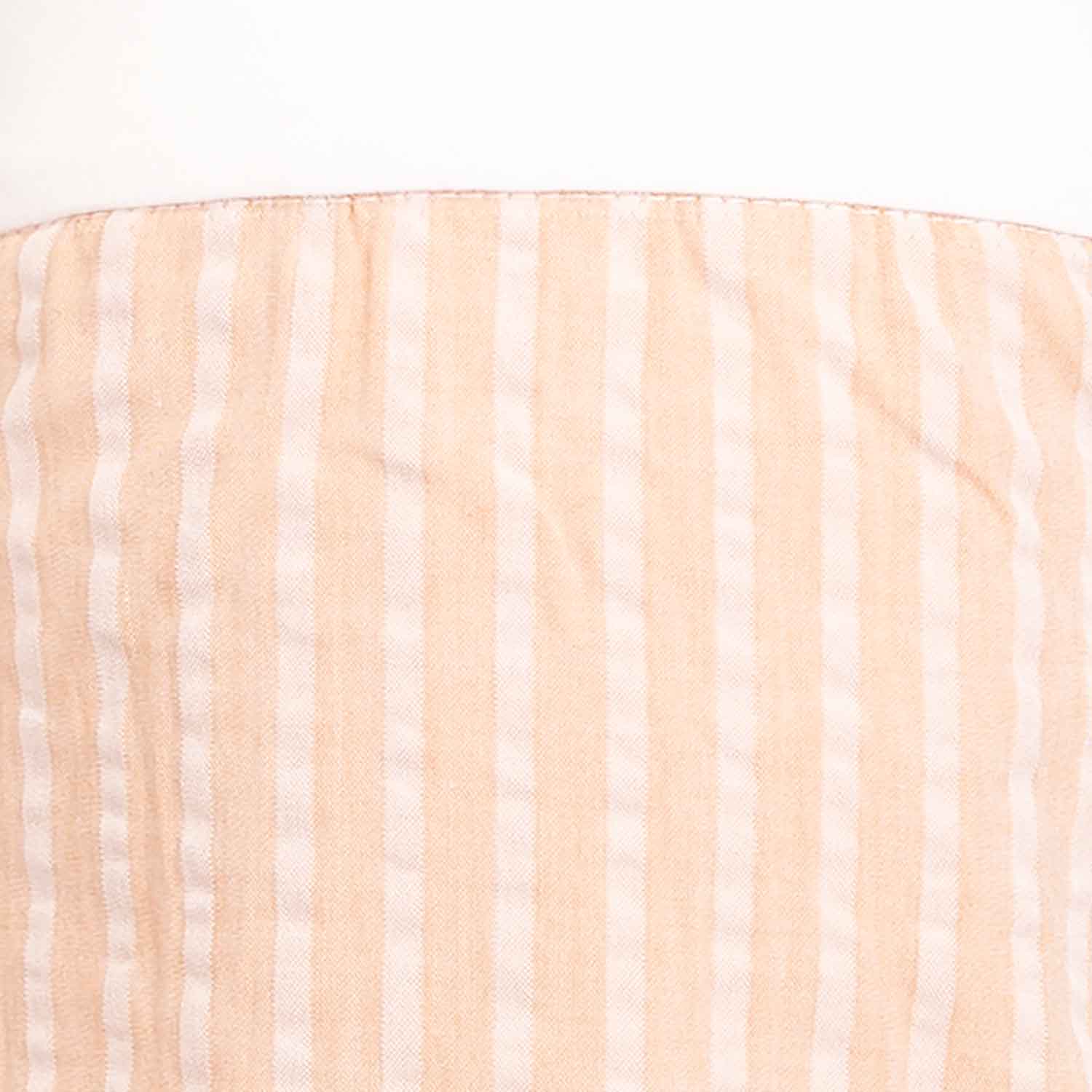 Infantium Victoria Babykleid Pfirsich Weiß Schleife 80