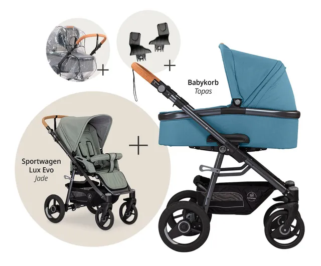 Naturkind Lux Evo Set Kinderwagen Siebenschläfer Sale