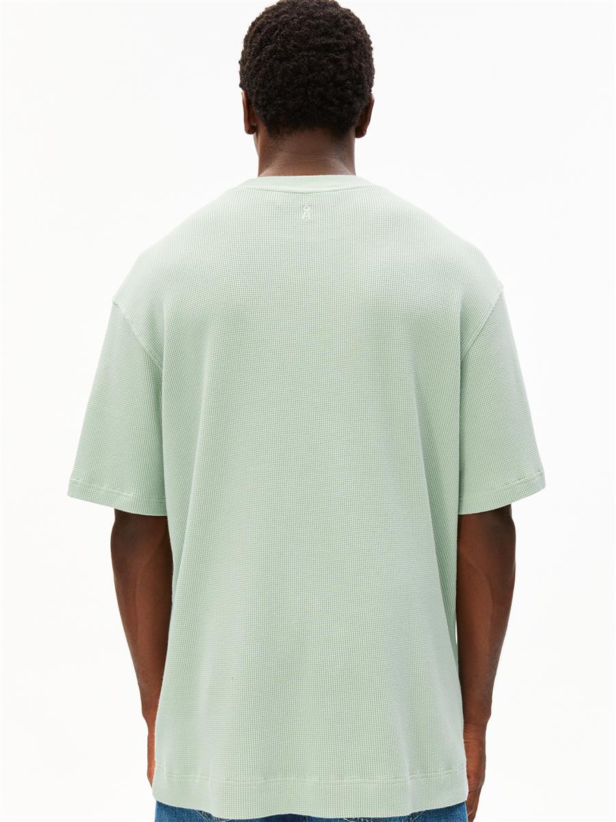 ARMEDANGELS Maarkos Waffle T-Shirt foam Bio-Baumwolle
