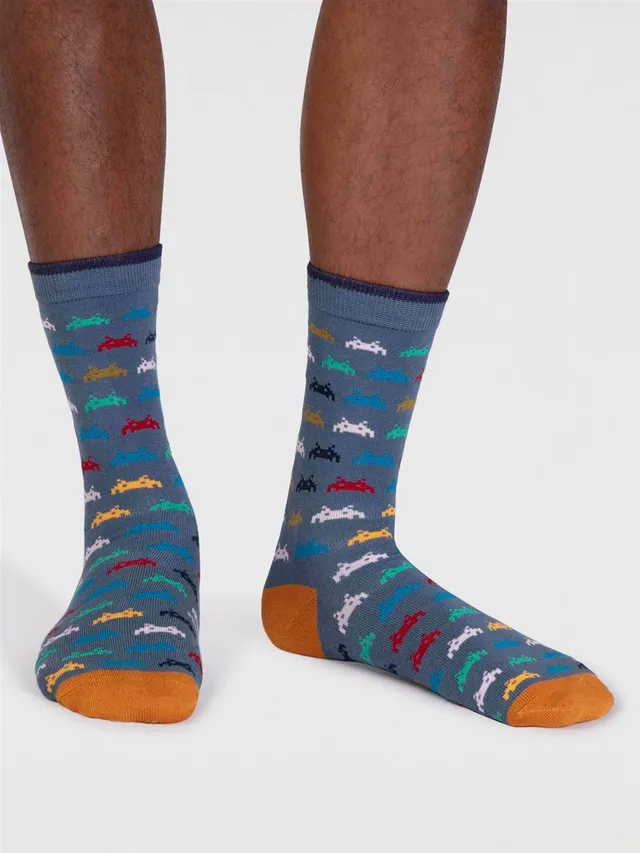 Thought Lucas Bamboo Arcade Socken Grey Marle 41-46