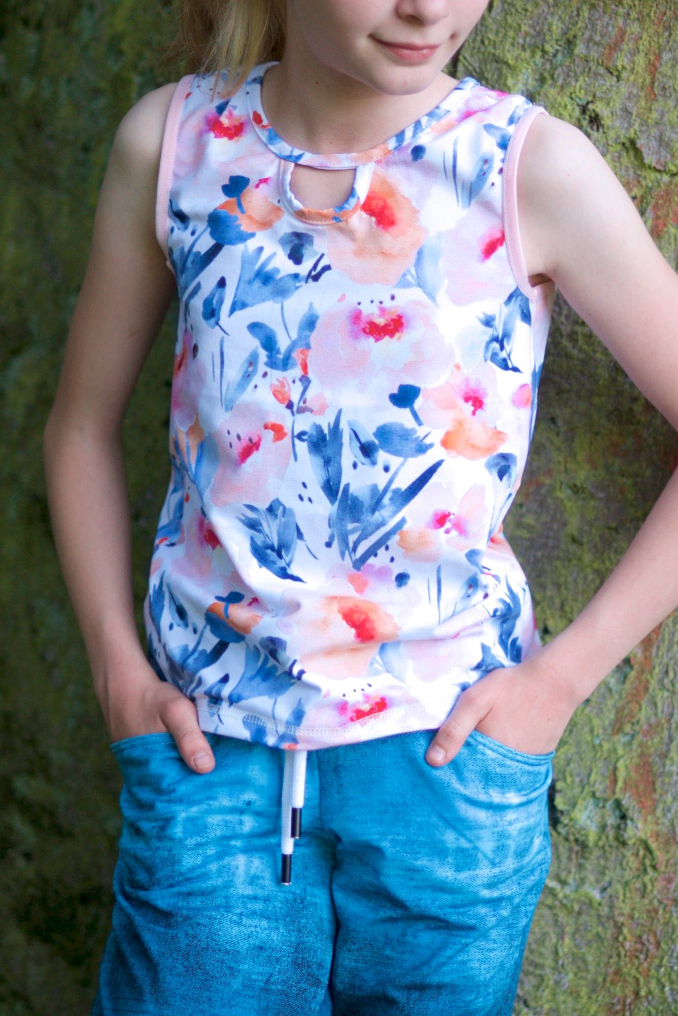 Schnittrebell Leja Top Papierschnitt Gr. 92-164 Sommertop