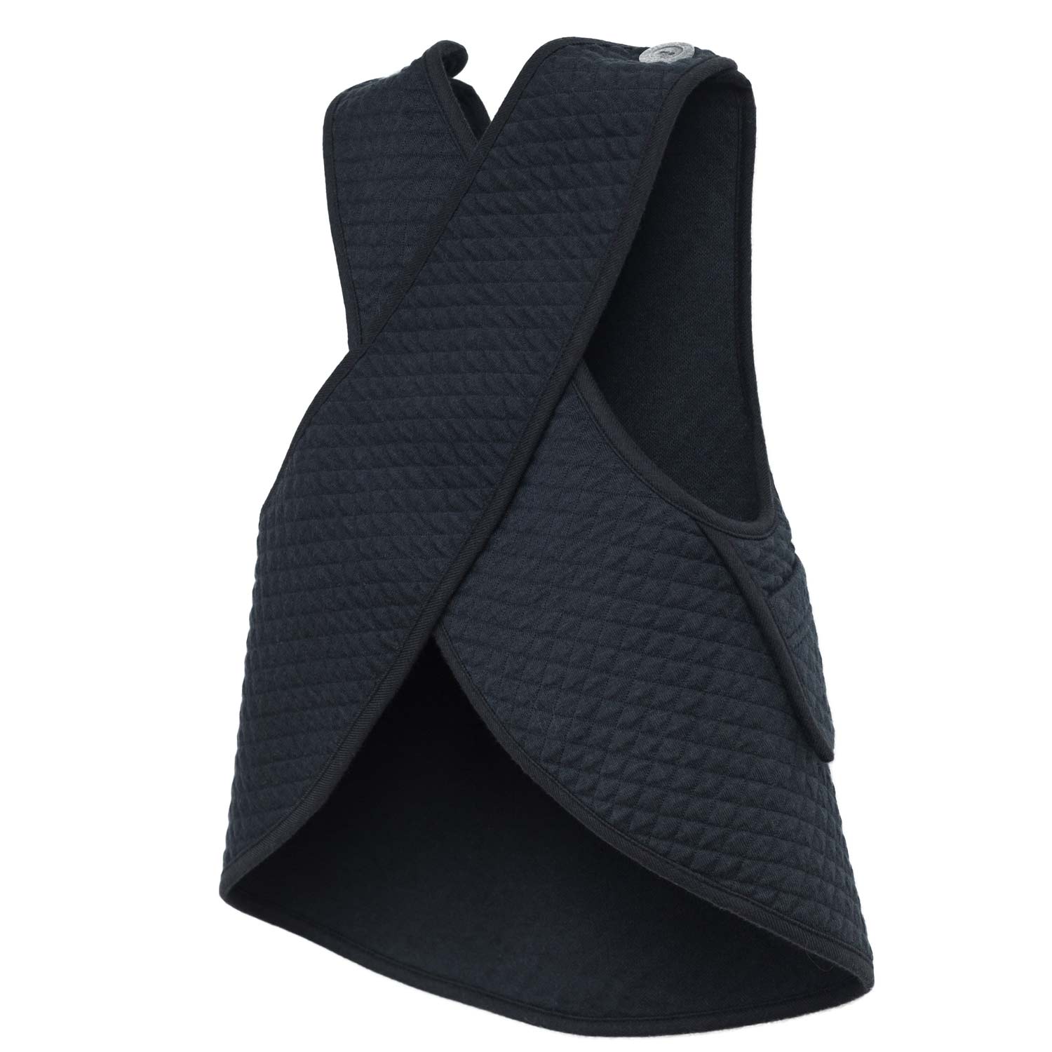 Infantium Victoria Baby Bib Vest Latz Schwarz Baumwolle