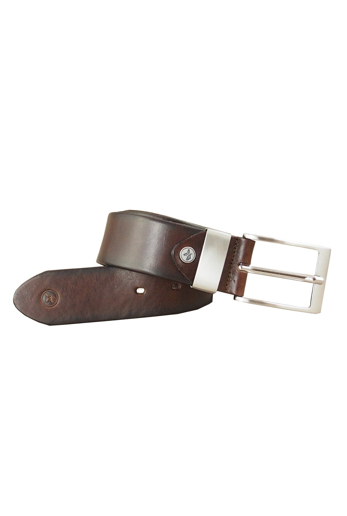 marlowe nature Silvio Gürtel GB 21 brown Vollrindleder 105cm