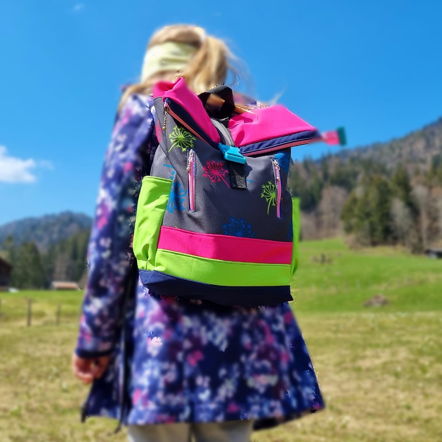 Schnittrebell Mini-Baxxter Papierschnitt Rolltop-Rucksack 25x35x8 cm