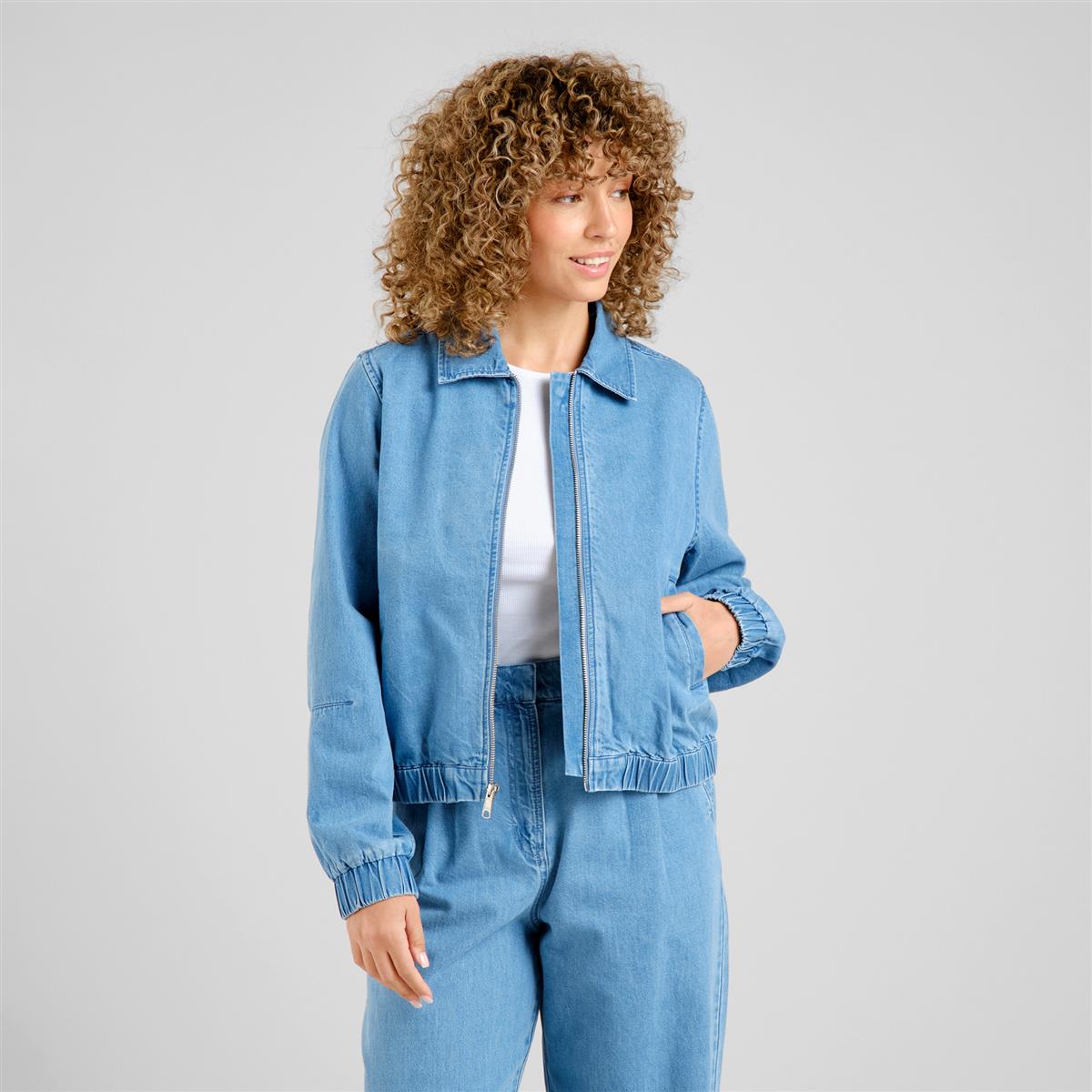 marlowe nature Sunna Denim Jacke light blue XS