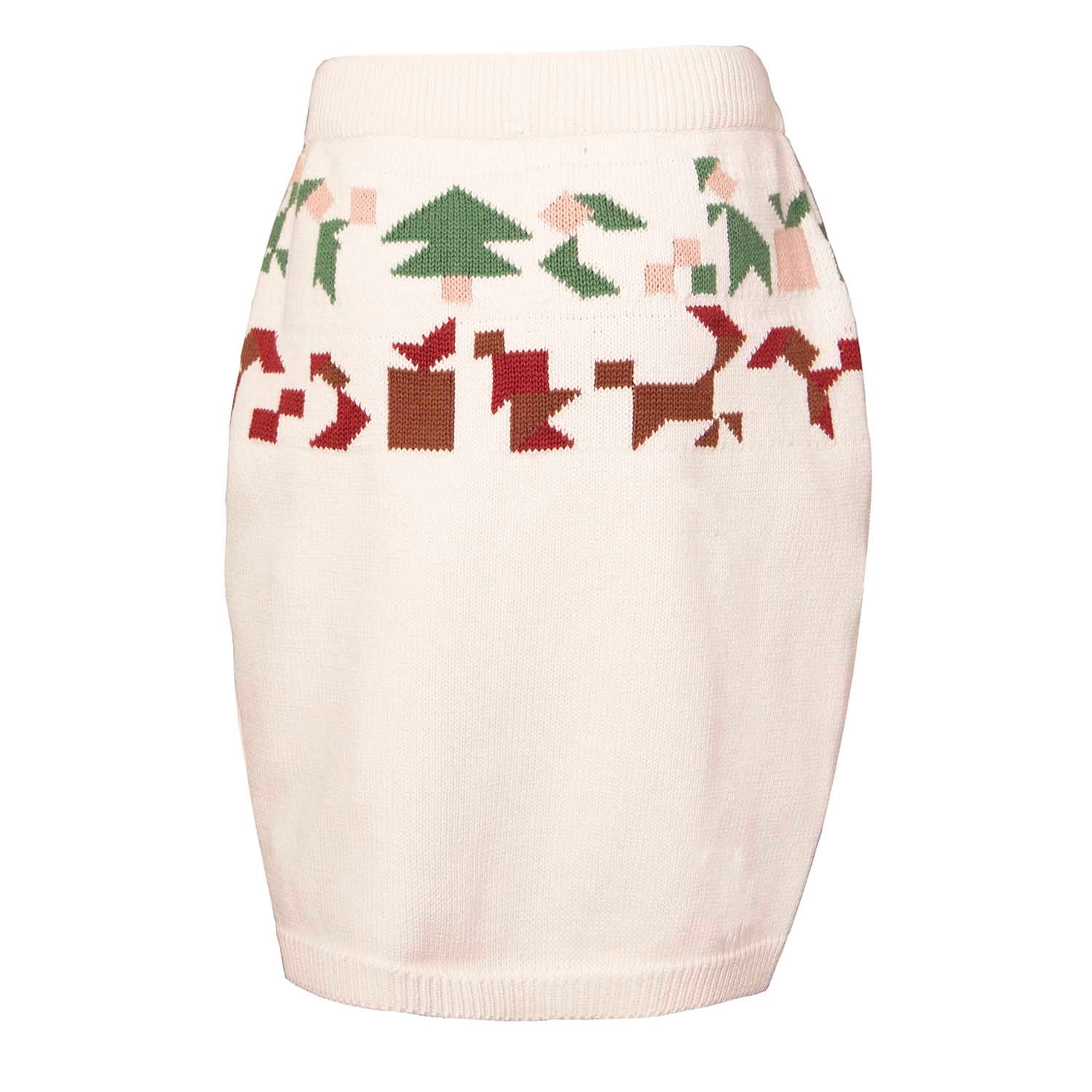Infantium Victoria Christmas Skirt Mädchenrock Weiß 128