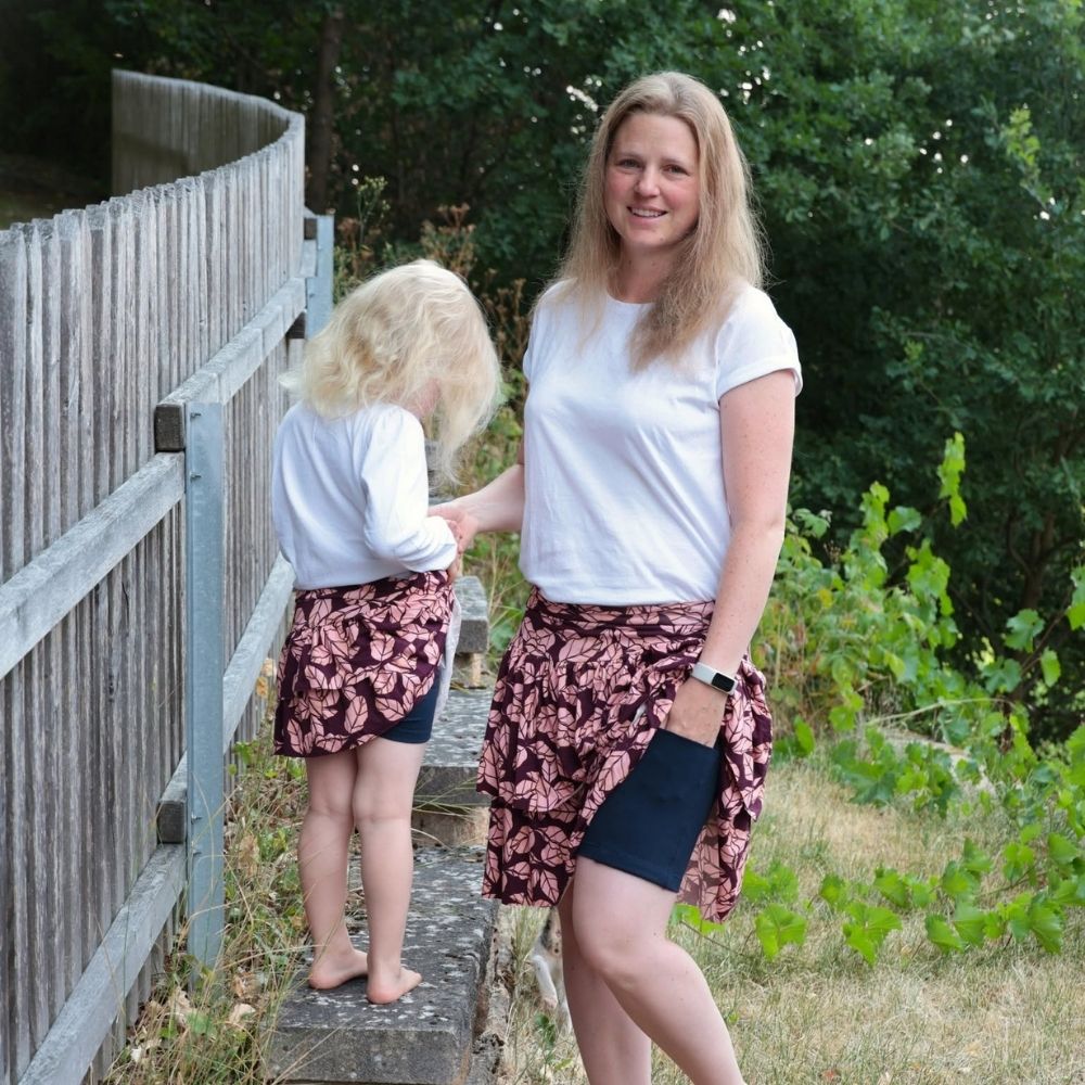 Moeve Design Skort sVolängli Partnerlook Schnittmuster Set