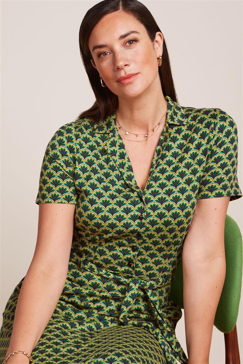 Marlowe Nature Kleider Sheeva Dress Touche Kleid beacon blue