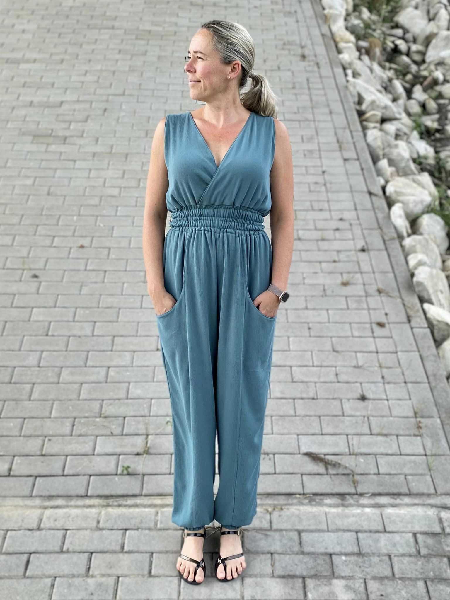 Schnittrebell Ebooks Jumpsuit Jounis Schnittmuster Gr.34-54 Webware