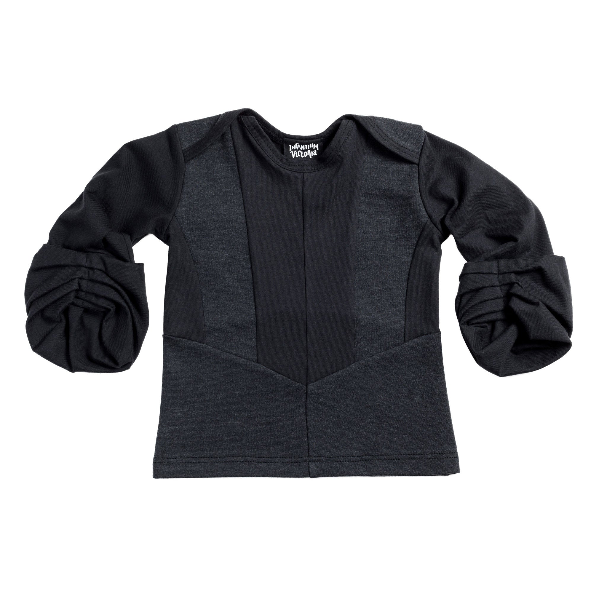 Infantium Victoria Corset Shirt Kinderhemd Schwarz 98 Baumwolle