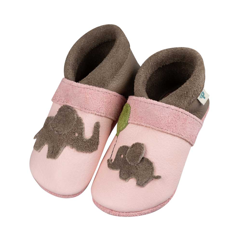 Pantolinos Elefanten Barfußschuhe paloma/tobago Leder