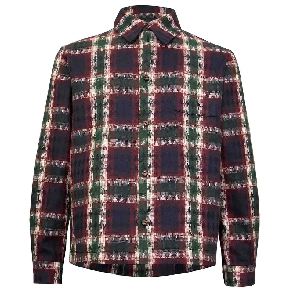 Infantium Victoria Christmas Checked Shirt Hemd Karo 116 Baumwolle