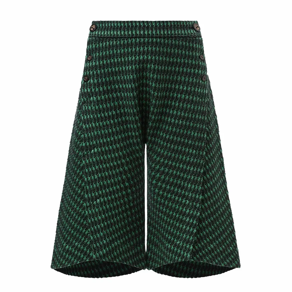 Infantium Victoria Culottes Shorts Grün Baumwolle 104