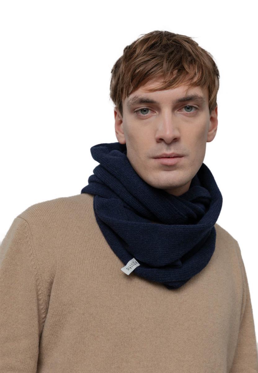 marlowe nature Mima Schlauchschal black ardesia Wolle